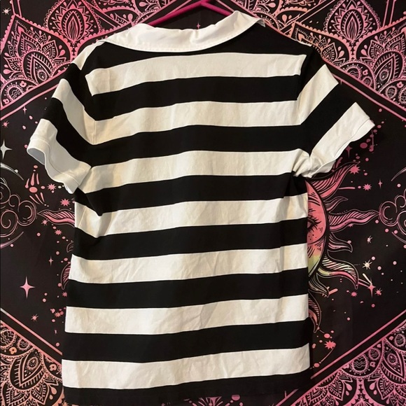 Striped Ralph Lauren Collared Top - Picture 2 of 3